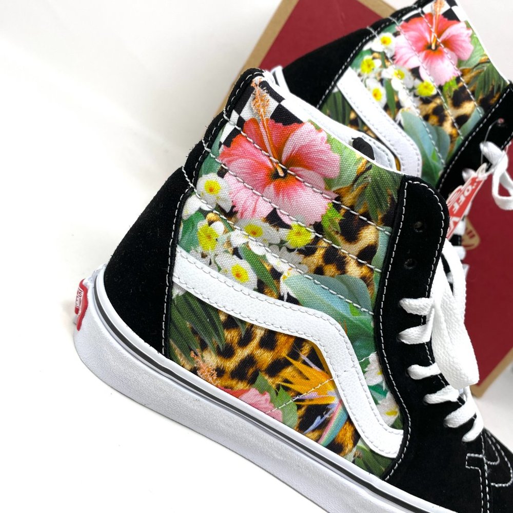 VANS Sk8-Hi Tropical Animal Check Multi Women’s Size 7 VN0A4U3C2FB - Picture 6 of 8